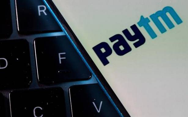 FILE PHOTO Photo illustration of a Paytm logo