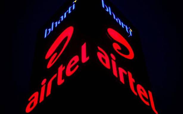 FILE PHOTO A Bharti Airtel office building is pictured in Gurugram