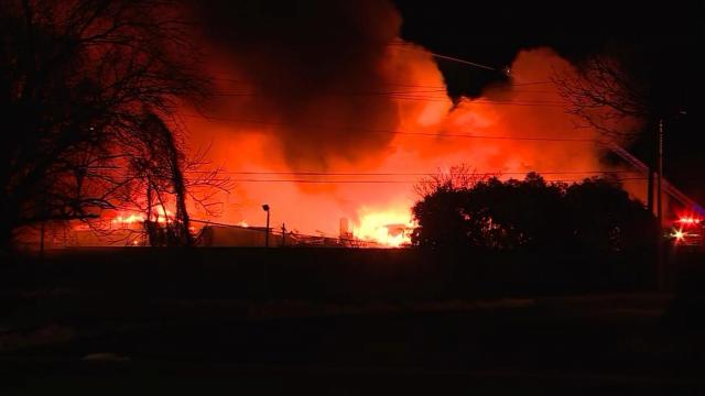 Fertilizer plant fire prompts evacuations in Winston Salem